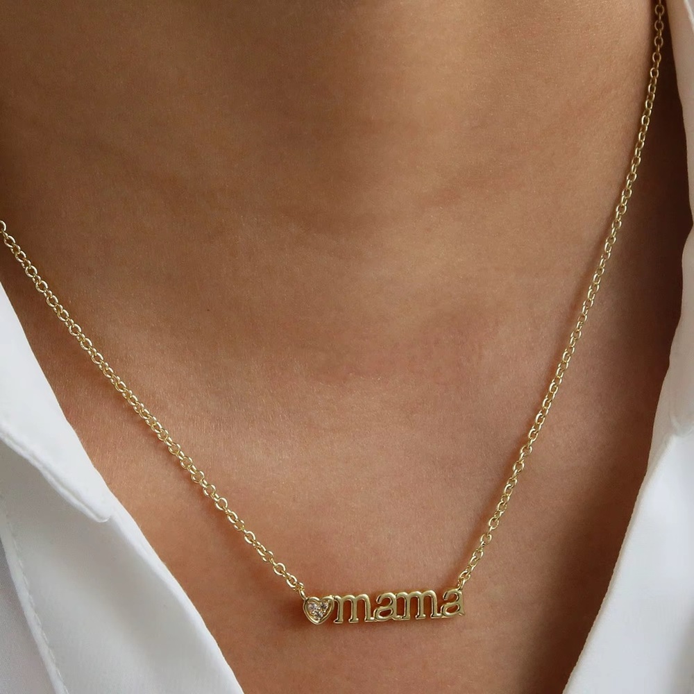 Gold 'Mama' Necklace